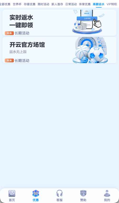 开云体育高额度返水活动说明